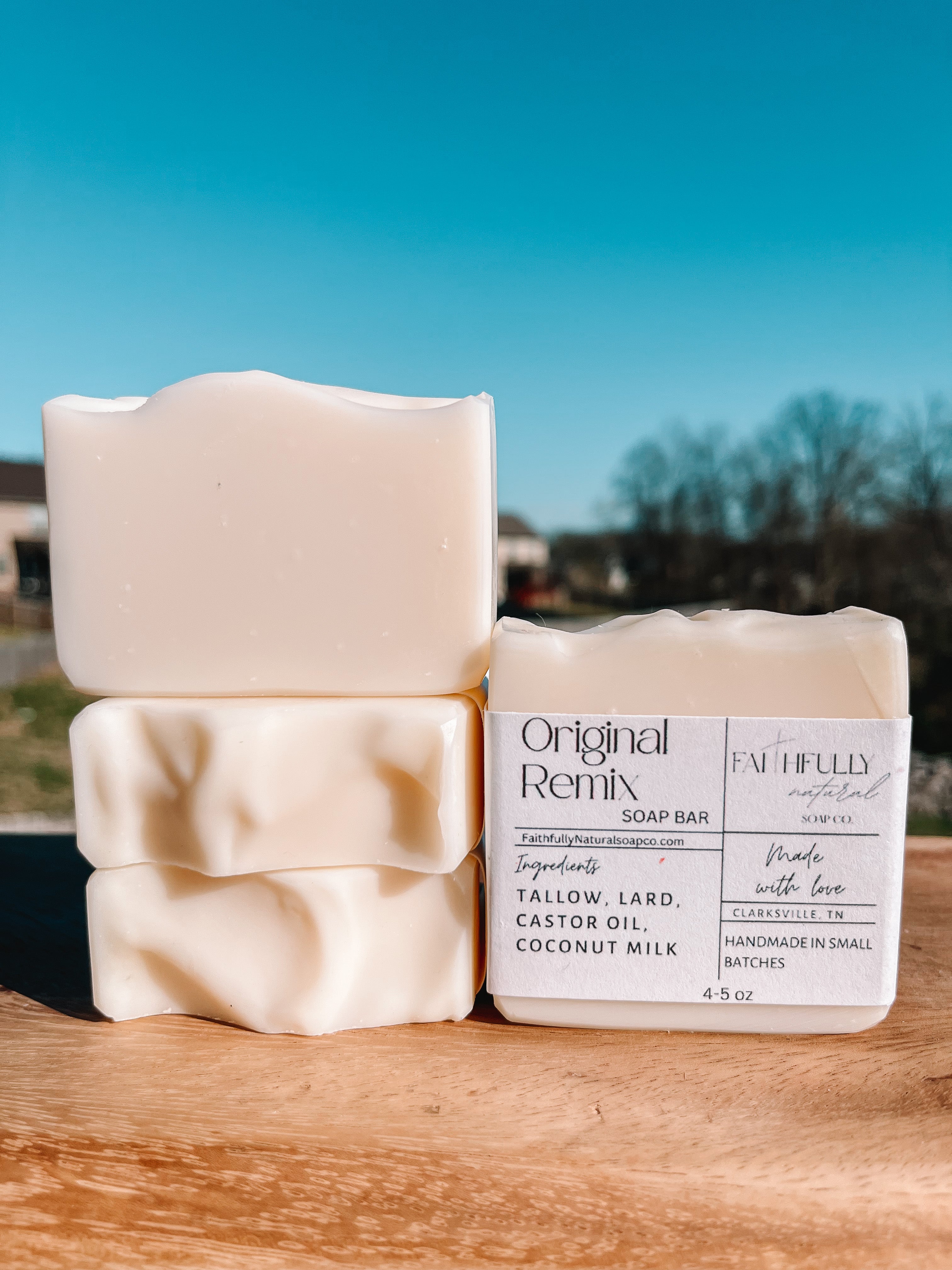 Organic Bar Soap Made With Love 