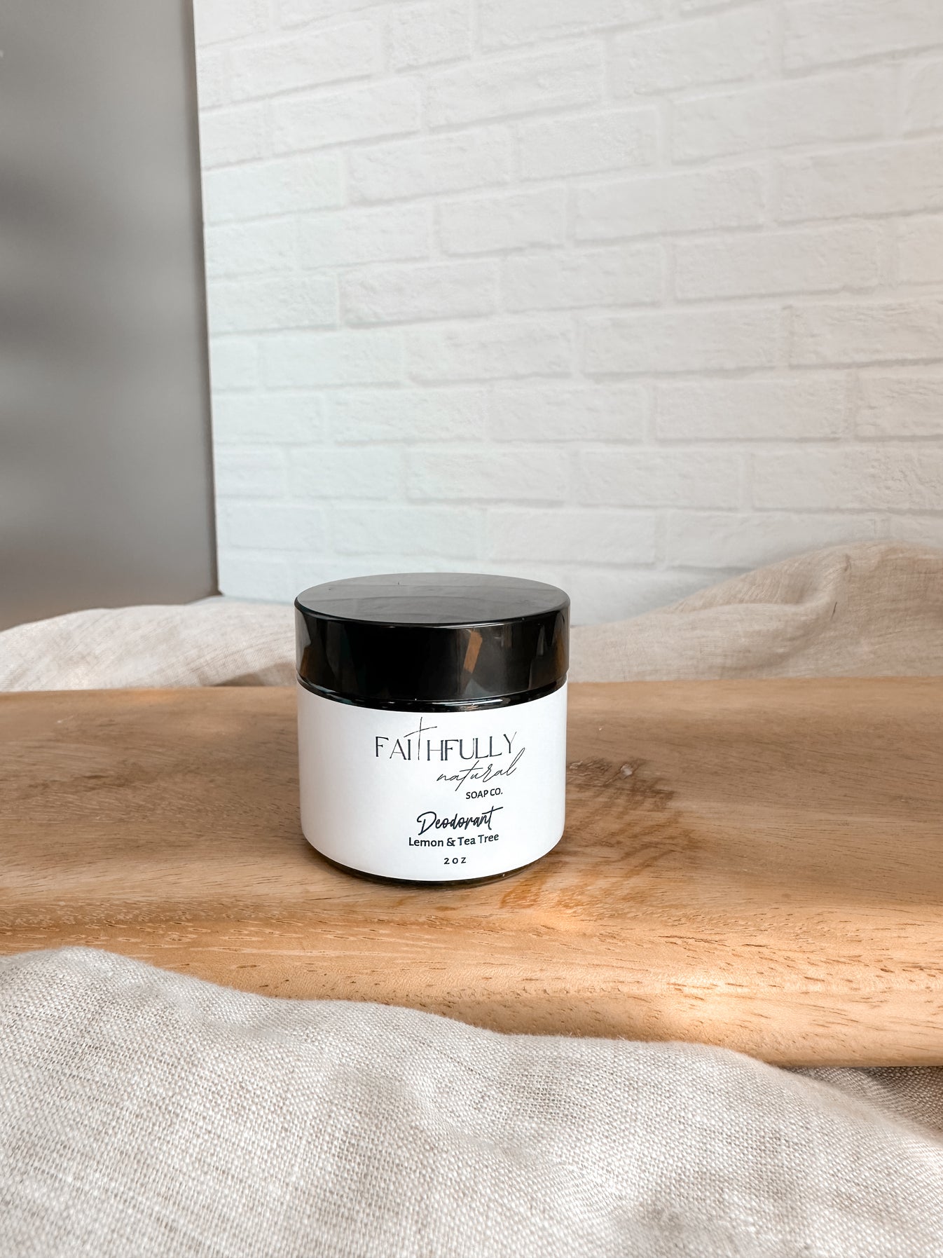 Faithfully Natural Soap Co. Natural Deodorant (Lemon & Tea Tree)