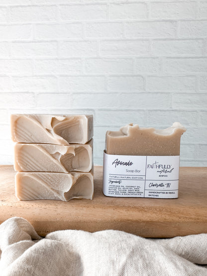 Natural Avocado Tallow Soap Bar
