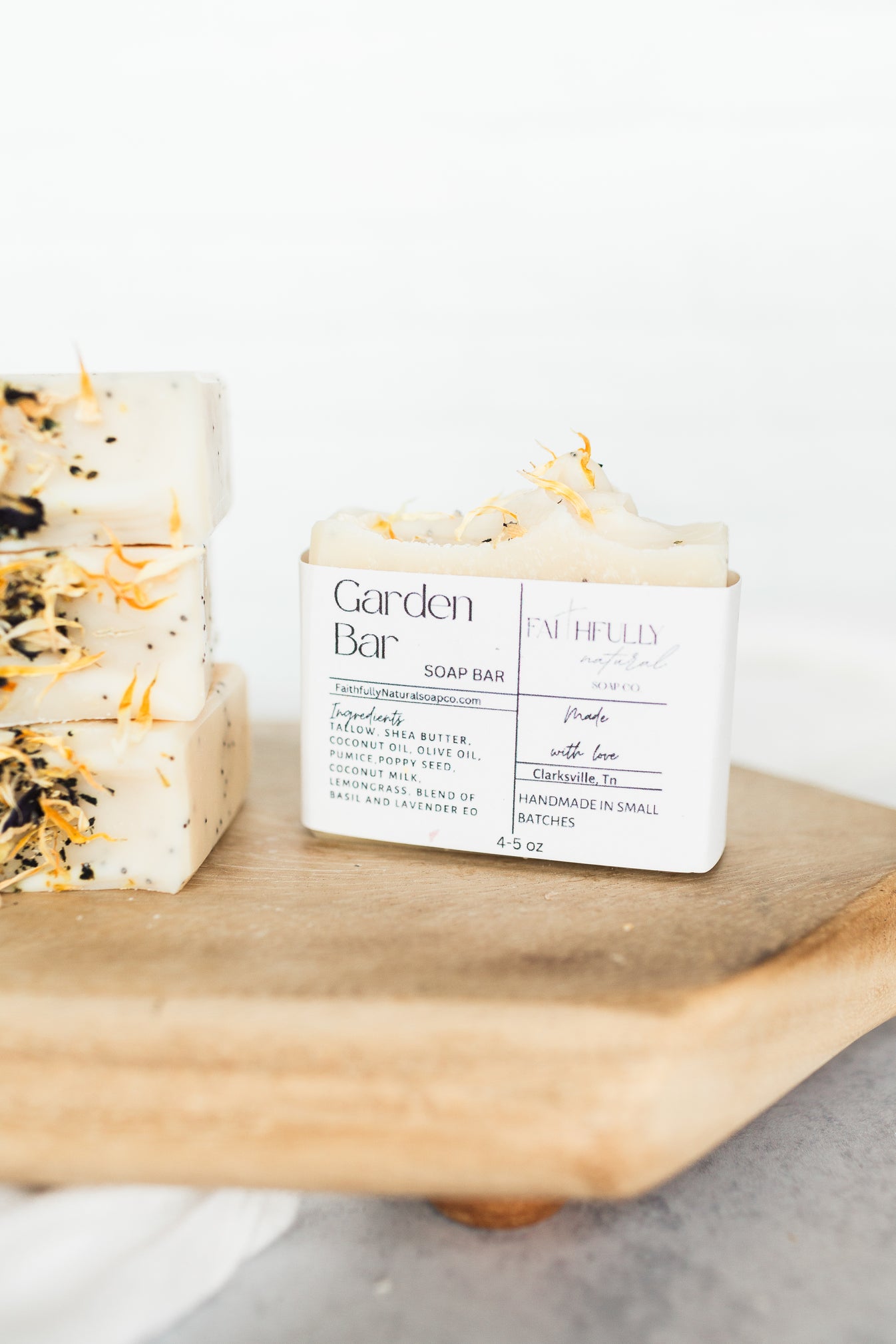 Faithfully Natural Soap Co. Garden Bar